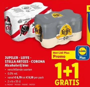 Promotie: Alcoholvrij bier