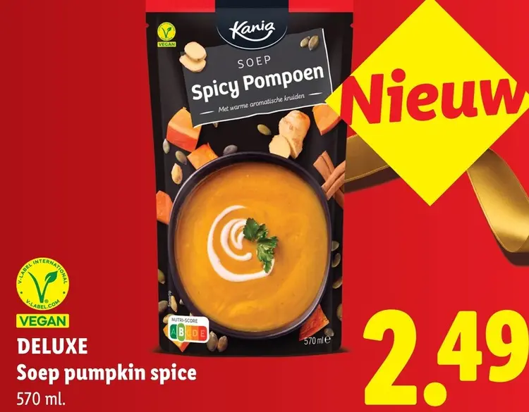 Aanbieding: Deluxe Soep pumpkin spice