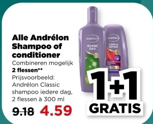 Aanbieding: Andrélon Shampoo of conditioner