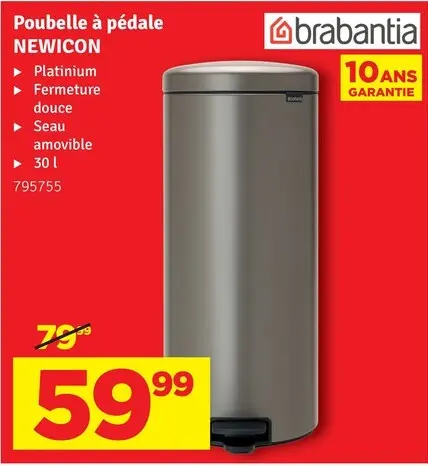 Offre: Poubelle à pédale Newicon
