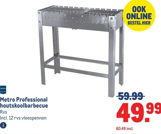 Aanbieding: houtskoolbarbecue