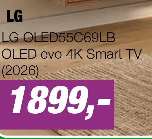 Aanbieding: LG OLED55C69LB OLED evo 4K Smart TV (2026)