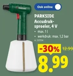 Promotie: Accudruk-sproeier, 4 V