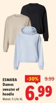 Aanbieding: Dames sweater of hoodie