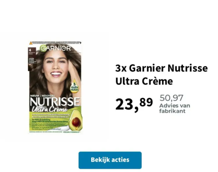 Promotie: Nutrisse Ultra Crème