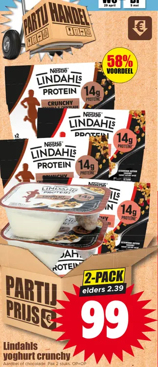 Aanbieding: Lindahls yoghurt crunchy