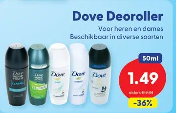 Aanbieding: Dove Deoroller