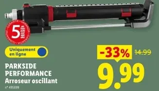 Offre: Arroseur oscillant