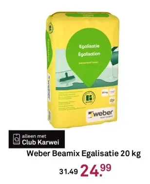 Aanbieding: Weber Beamix Egalisatie