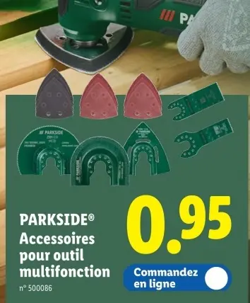 Offre: Accessoires pour outil multifonction