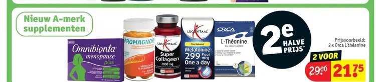 Promotie: A-merk supplementen