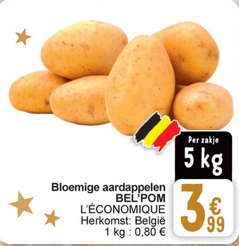 Aanbieding: Bloemige aardappelen