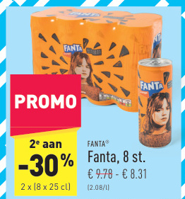 Aanbieding: Fanta, 8 st.