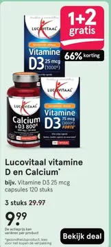 Aanbieding: Lucovitaal vitamine D en Calcium