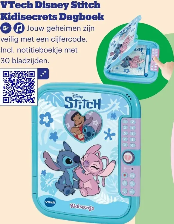 Aanbieding: Disney Stitch Kidisecrets Dagboek