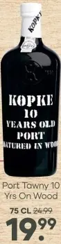 Aanbieding: Port Tawny 10 Yrs On Wood