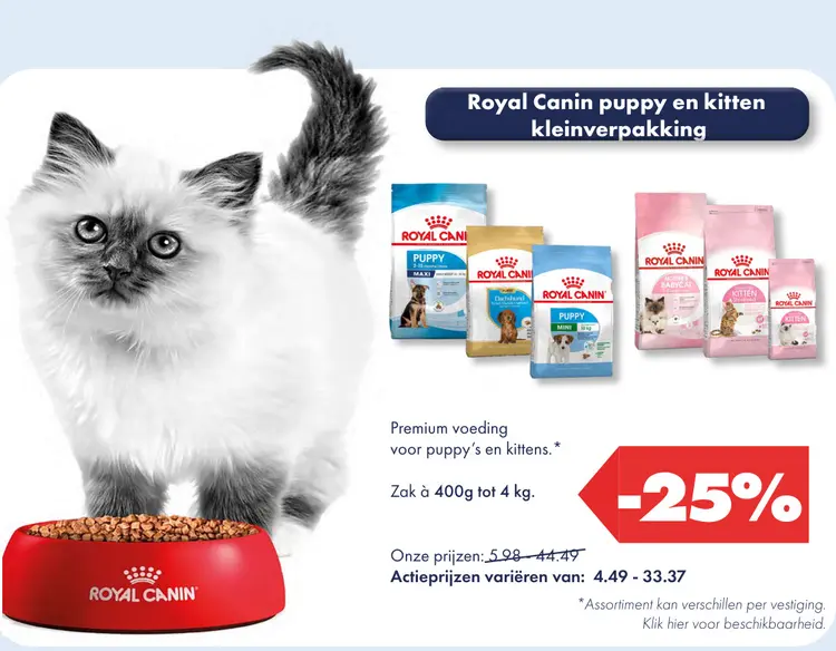 Aanbieding: Royal Canin Kitten 10 kg