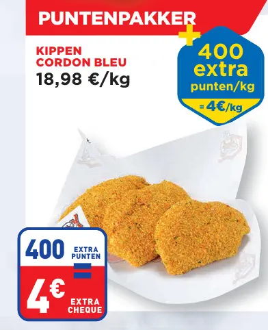 Promotie: Kippen cordon bleu