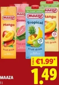Aanbieding: Fruit drink