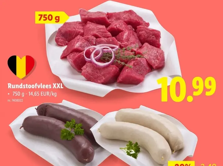 Promotie: Rundstoofvlees XXL
