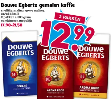 Aanbieding: Douwe Egberts gemalen koffie