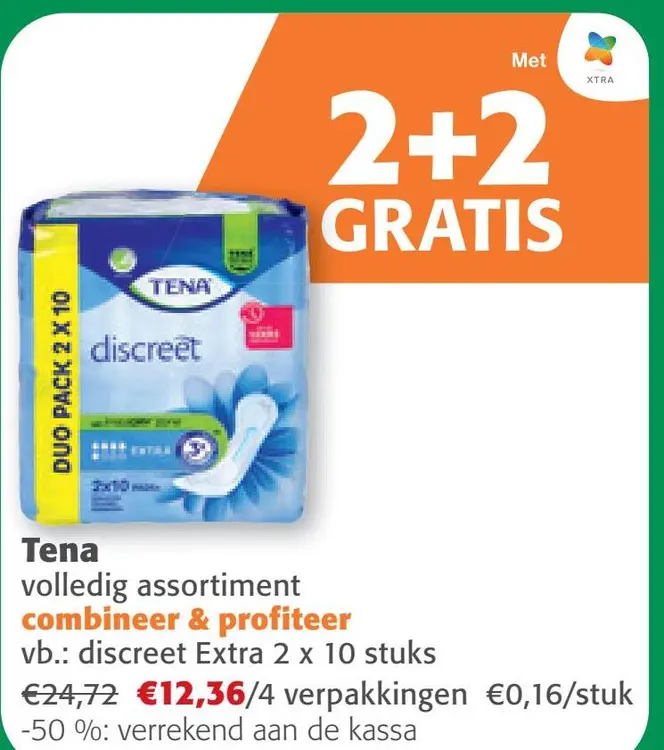 Aanbieding: Tena discreet Extra