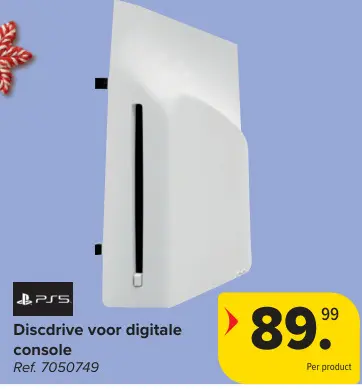 Promotie: Discdrive voor digitale console