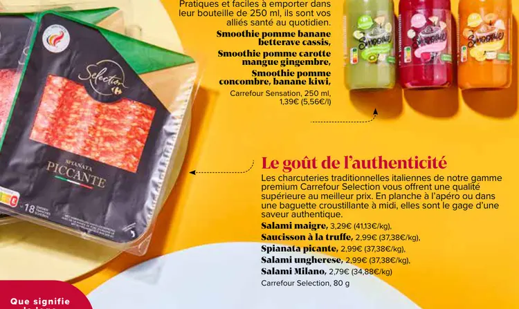 Offre: Spianata Piccante