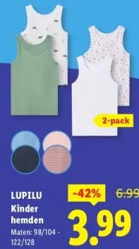 Aanbieding: Kinder hemden