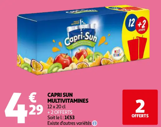 Promotie: Capri sun multivitamines