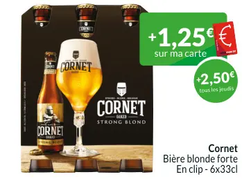 Offre: Bière blonde forte