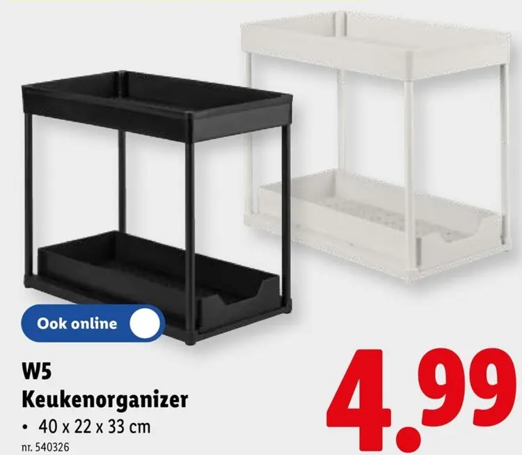 Promotie: Keukenorganizer