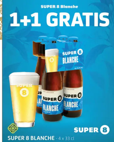 Promotie: SUPER 8 Blanche