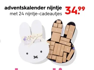 Aanbieding: adventskalender nijntje