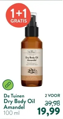 Aanbieding: Dry Body Oil Amandel