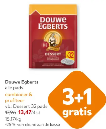 Promotie: Koffiepads