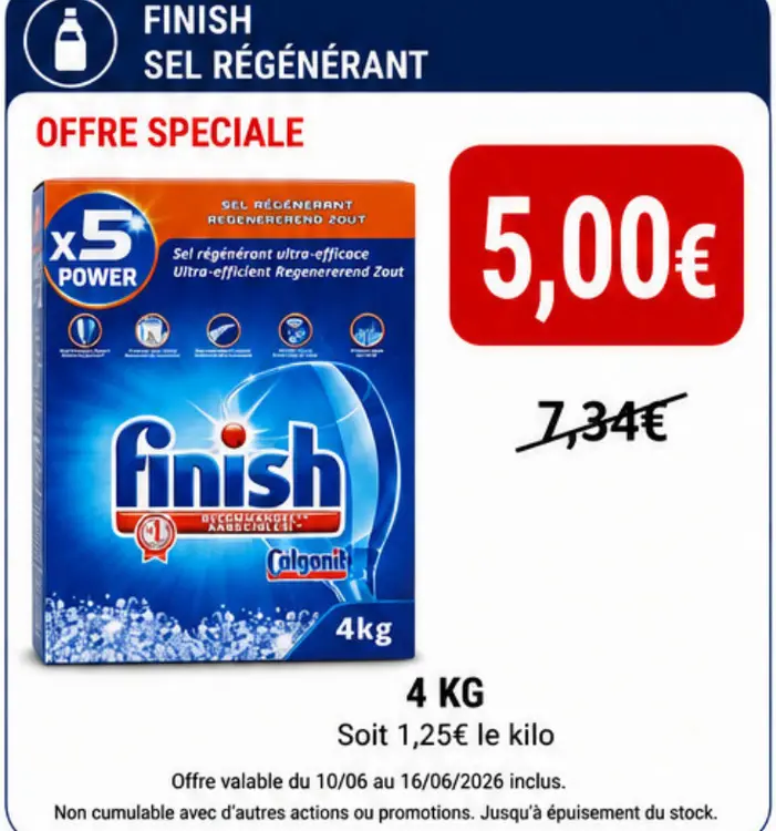 Offre: Sel régénérant