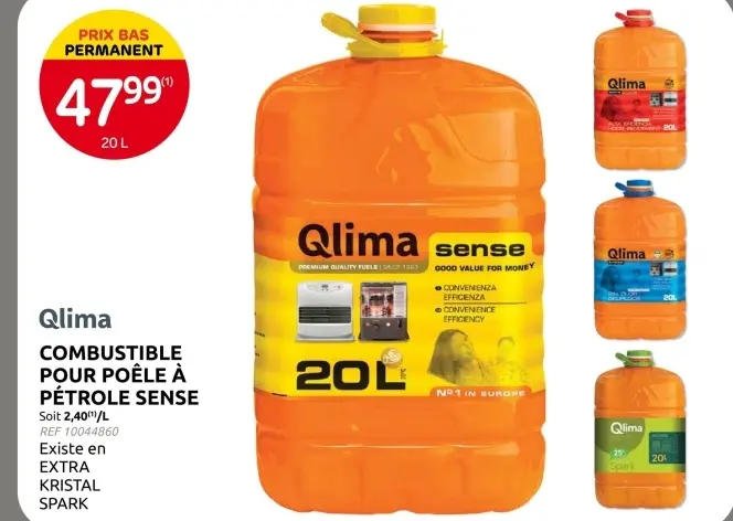 Offre: Combustible pour poêle à pétrole sense