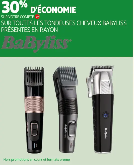 Promotie: Tondeuses Cheveux