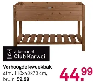 Aanbieding: Verhoogde kweekbak