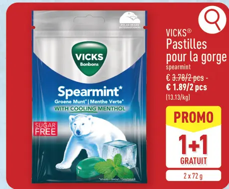 Offre: Pastilles pour la gorge