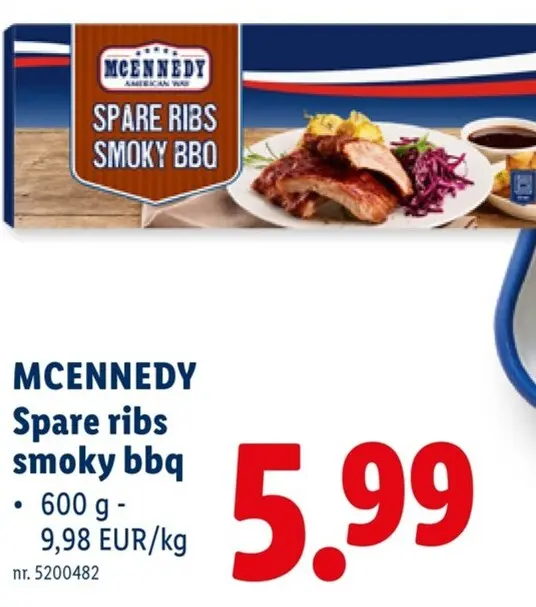 Promotie: Spare ribs smoky bbq