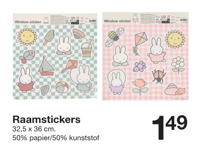 Promotie: Raamstickers