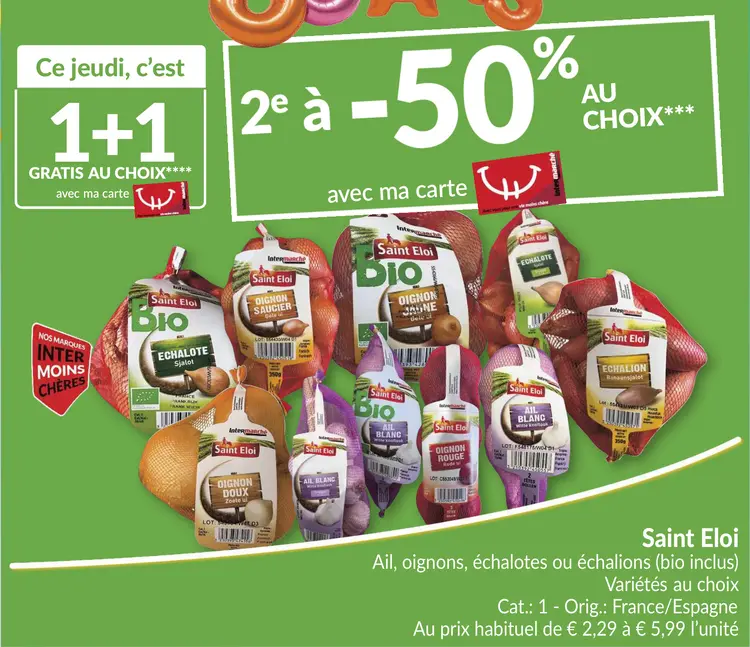 Offre: Ail, oignons, échalotes ou échalions