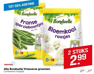 Aanbieding: Bonduelle Vriesverse groenten