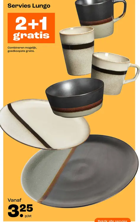 Aanbieding: Servies Lungo