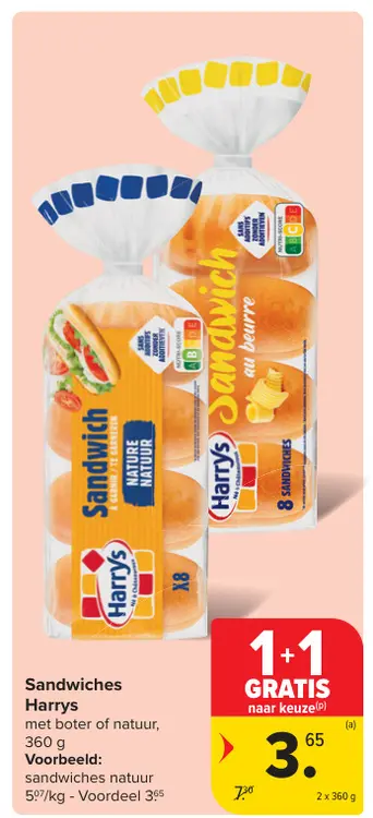 Promotie: Sandwiches