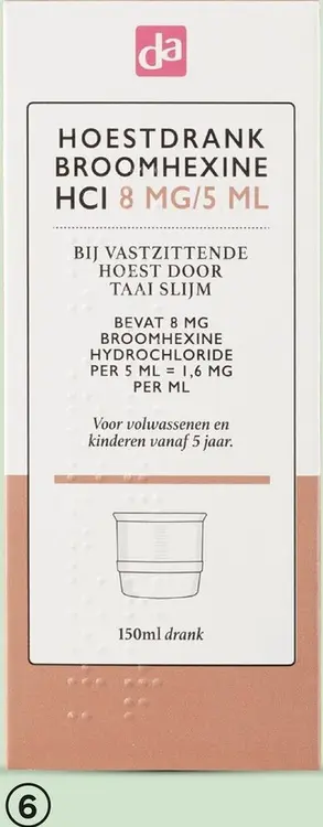 Aanbieding: Boomhexine 8 mg/5 ml 150 ml