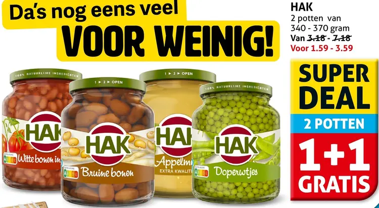 Aanbieding: Potgroenten