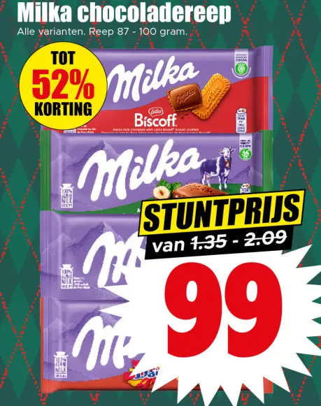 Aanbieding: chocoladereep
